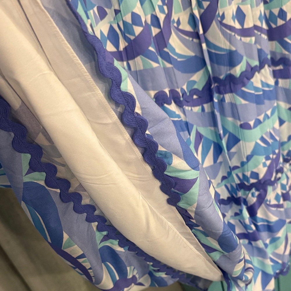 Sail to Sable Blue and Purple Long Sleeve Dress XXL NWT - Picture 11 of 12